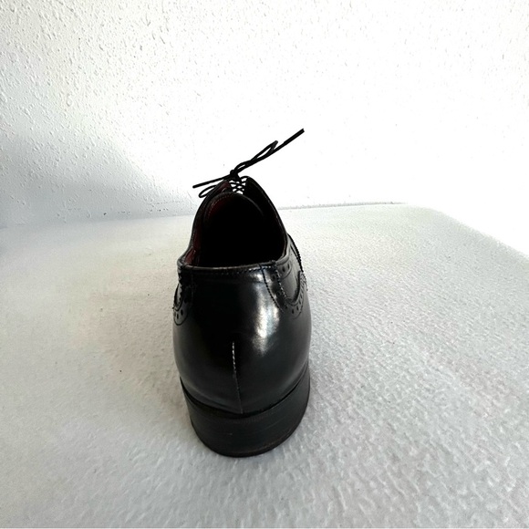 Vintage Florsheim Imperial Black Wingtip Shoes Men\'s Size US 9B main image 6